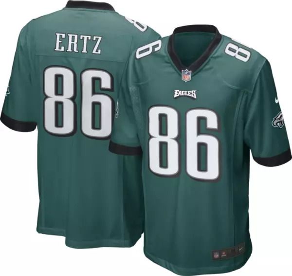 Men Philadelphia Eagles 86 Zach Ertz Nike Midnight Green Game NFL Jersey